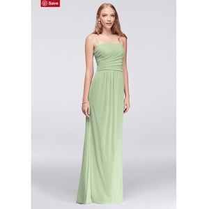 Meadow green bridesmaid dress